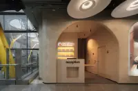 Reception of the GettSleep Sleep Lounge in Adolfo Suárez Madrid-Barajas Airport (T4S), open 24/7